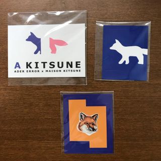 メゾンキツネ(MAISON KITSUNE')のadererror × maison kitsune ステッカー(しおり/ステッカー)