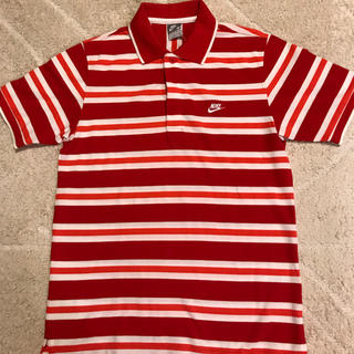ナイキ(NIKE)の値下げ  ナイキ ボーダーポロシャツ 新品  ゴルフ(ポロシャツ)