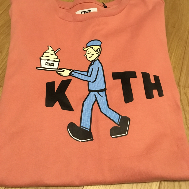 KITH TREATS ice cream カプセルコレクション ピンク M メンズのトップス(Tシャツ/カットソー(半袖/袖なし))の商品写真