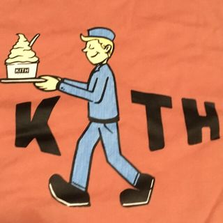 KITH TREATS ice cream カプセルコレクション ピンク M(Tシャツ/カットソー(半袖/袖なし))