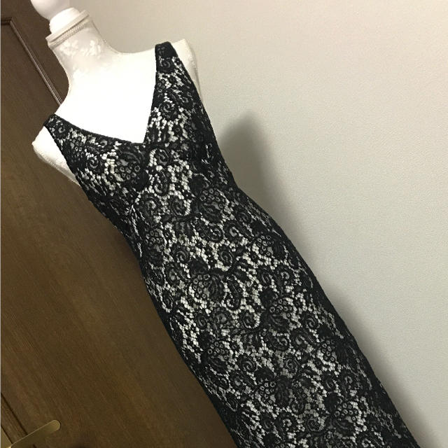 新品タグ付 NINE レースタイトドレス size1 DVF party 結婚式