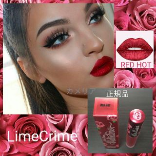 ライムクライム(Lime Crime)の送料無料♥LimeCrime♥マットリップ♥ライムクライム♥RED HOT(口紅)