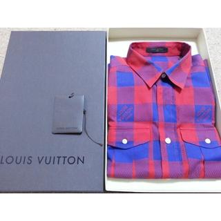 <br>Louis Vuitton ルイヴィトン/マサイチェックシャツ/RM121 H1SH54BPS/XL/ルイ・ヴィトン/Aランク/69