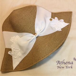 ユナイテッドアローズ(UNITED ARROWS)の新品♡Athena New York リサコレース ホワイト(ハット)