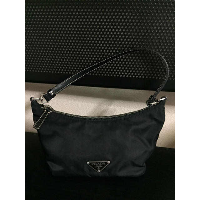 美品 プラダ ミニバッグ PRADA ポーチ ハンドバッグ