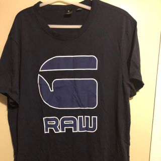 ジースター(G-STAR RAW)のG-Star RAW Ｔシャツ ネイビー Ｌサイズ 送料無料(Tシャツ/カットソー(半袖/袖なし))