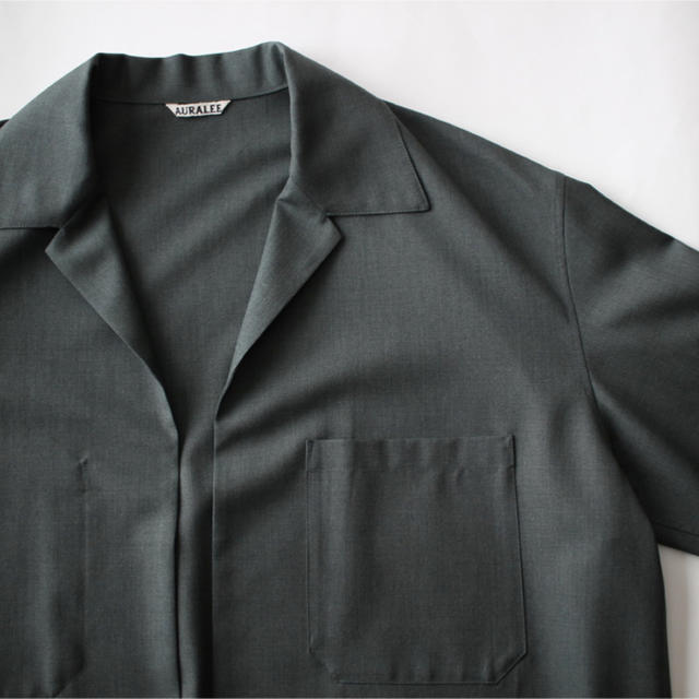 COMOLI(コモリ)のオーラリー トロピカル ウールシルク シャツジャケット メンズのトップス(シャツ)の商品写真