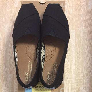 トムズ(TOMS)の新品 ブラック TOMS/トムズ レディース オリジナルクラシック 7.5サイズ(スリッポン/モカシン)