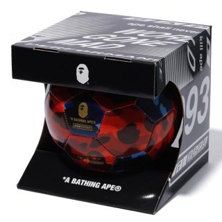 A BATHING APE - Bape color camo soccer ballの通販 by Super明｜ア