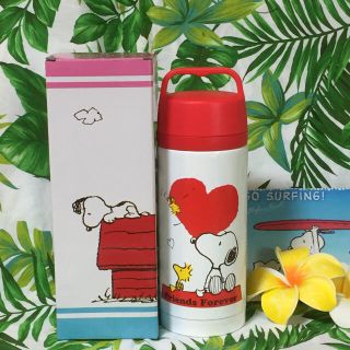 スヌーピー(SNOOPY)の新品＊スヌーピ  持ち手付き ステンレスボトル(水筒)