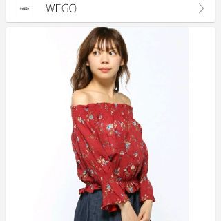 ウィゴー(WEGO)のシャーリングオフショルブラウス(シャツ/ブラウス(長袖/七分))