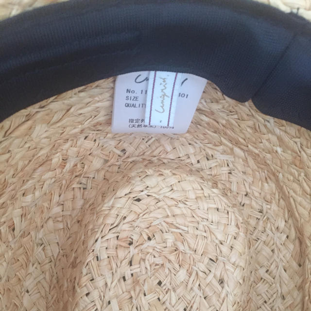 Ungrid(アングリッド)のungrid 麦わら帽子 レディースの帽子(麦わら帽子/ストローハット)の商品写真