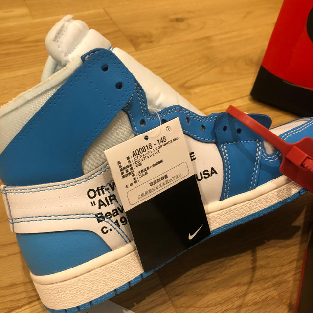 NIKE(ナイキ)のnike × off white air jordan 1  メンズの靴/シューズ(スニーカー)の商品写真