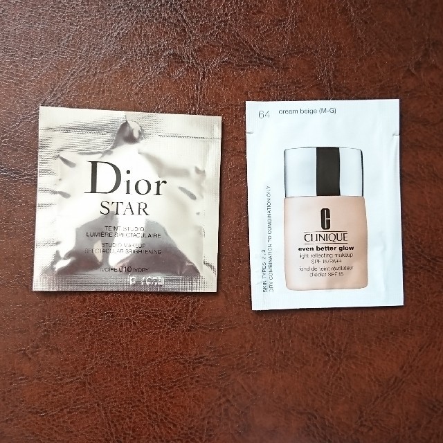 Christian Dior(クリスチャンディオール)のDior CLINIQUE ファンデーションサンプル コスメ/美容のキット/セット(サンプル/トライアルキット)の商品写真