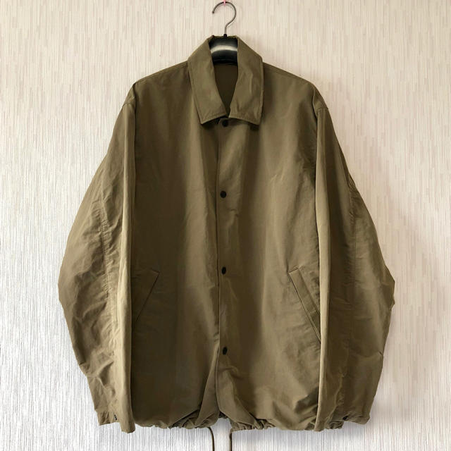 COMOLI 17ss コットンナイロン コーチジャケット 1 ベージュ