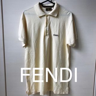 フェンディ(FENDI)のFENDI フェンディ  ビンテージポロシャツ 古着 イタリア製(ポロシャツ)