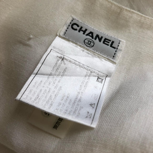 CHANEL(シャネル)のシャネルのスカート、麻素材♡ レディースのスカート(ひざ丈スカート)の商品写真