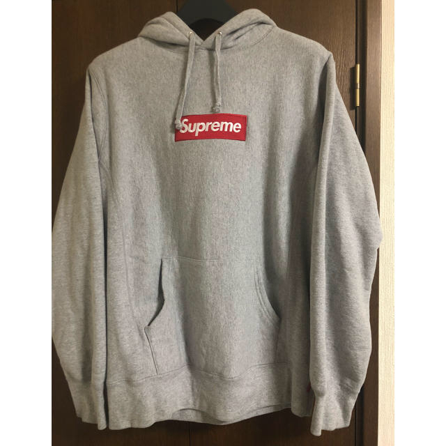 supreme box logo パーカー M 15aw