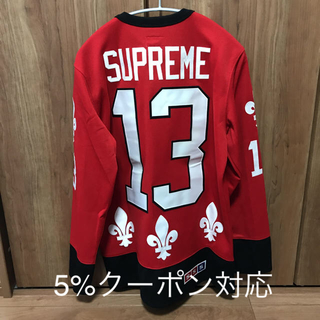 シュプリーム(Supreme)の希少 中古 supreme Fleur De Lis Hockey top S(Tシャツ(長袖/七分))