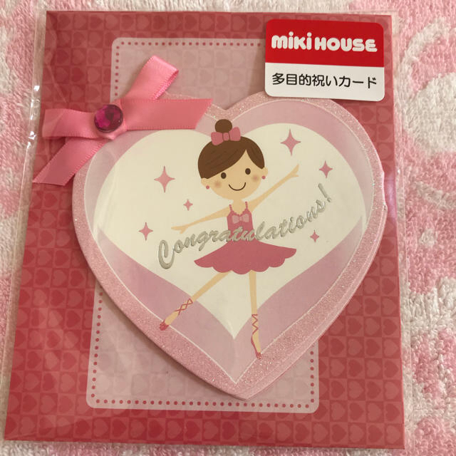 mikihouse(ミキハウス)の【LAPIS様専用】新品未開封 ミキハウス リーナちゃん 多目的祝いカード キッズ/ベビー/マタニティのメモリアル/セレモニー用品(その他)の商品写真