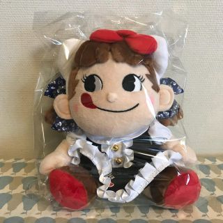 ハローキティ(ハローキティ)のペコちゃん ハローキティちゃん コラボぬいぐるみ 非売品(ぬいぐるみ)