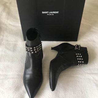 サンローラン(Saint Laurent)のサンローラン SAINT LAUREN スタッズ レディース ショートブーツ(ブーツ)