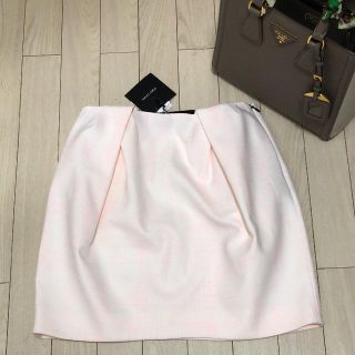 バーニーズニューヨーク(BARNEYS NEW YORK)の【新品】YOKO CHAN ヨーコチャン スカート  YOKOCHAN ピンク(ひざ丈スカート)