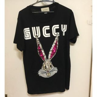 Gucci - GUCCI☆バニー☆Tシャツ☆ブラック☆スパンコールの通販|ラクマ Gucci - GUCCI☆バニー☆Tシャツ☆ブラック☆スパンコールの通販|ラクマ