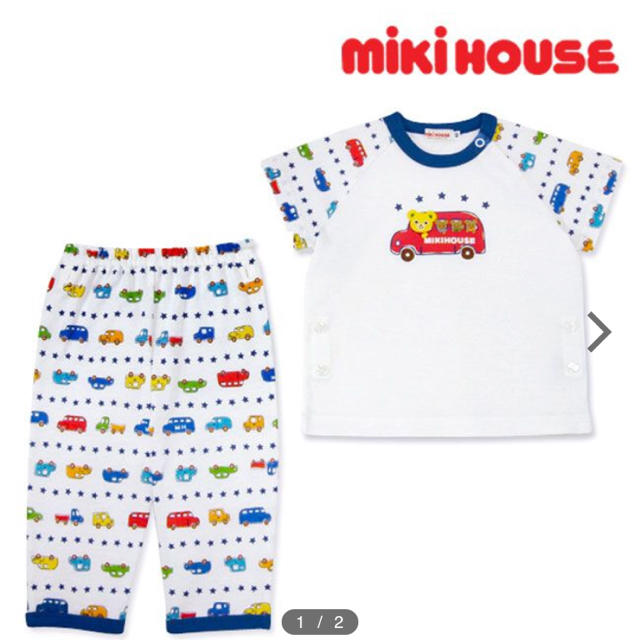 mikihouse(ミキハウス)の新品未使用 ミキハウス パジャマ 半袖 110 キッズ/ベビー/マタニティのキッズ服男の子用(90cm~)(パジャマ)の商品写真