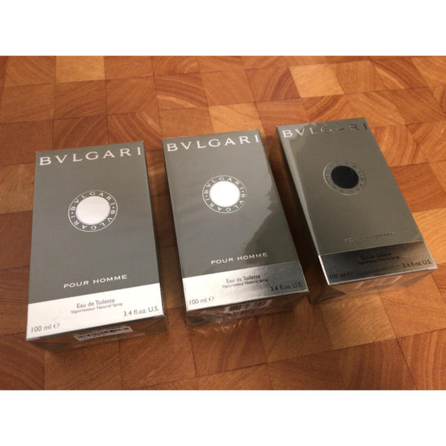 BVLGARI(ブルガリ)のブルガリ プールオム オードトワレ 3箱セット新品未開封 コスメ/美容の香水(香水(男性用))の商品写真