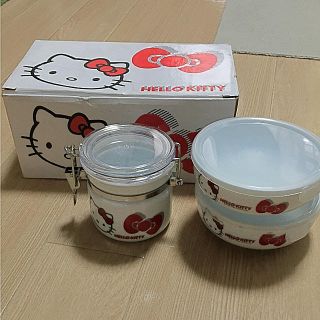 サンリオ(サンリオ)のハローキティ サンリオ 陶器キャニスター3点セット(食器)