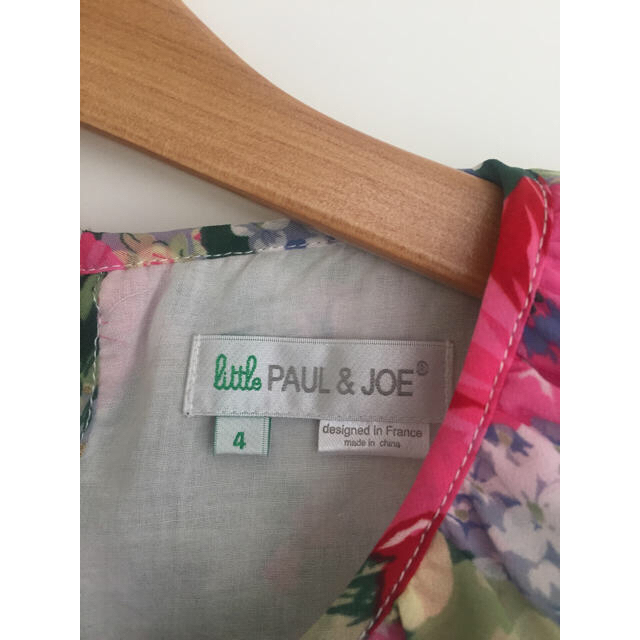 PAUL & JOE(ポールアンドジョー)の値下げ！リトルポールアンドジョー little PAUL&JOE ブラウス 4Y キッズ/ベビー/マタニティのキッズ服女の子用(90cm~)(ブラウス)の商品写真