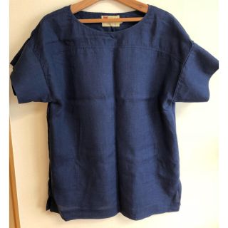 マッキントッシュ(MACKINTOSH)のトラディショナルウェザーウェア BIG T BLOUSE リネン ブラウス(シャツ/ブラウス(半袖/袖なし))