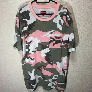 シュプリーム(Supreme)のSupreme Pocket Tee Pink Camo(Tシャツ/カットソー(半袖/袖なし))