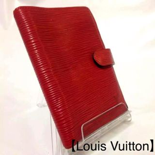 ルイヴィトン(LOUIS VUITTON)の38 ヴィトン エピ レッド アジェンダPM  【Louis Vuitton】(手帳)