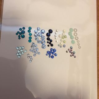 スワロフスキー(SWAROVSKI)のスワロフスキー ブルーmix ss5/7/9/12/16 100粒(デコパーツ)