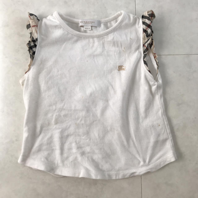 BURBERRY(バーバリー)のバーバリー100ノンスリーブ キッズ/ベビー/マタニティのキッズ服女の子用(90cm~)(Tシャツ/カットソー)の商品写真