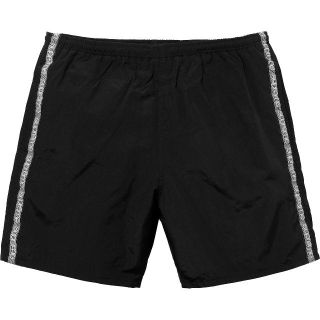 シュプリーム(Supreme)のSupreme Tonal Taping Water Short 海パン 黒 S(ショートパンツ)