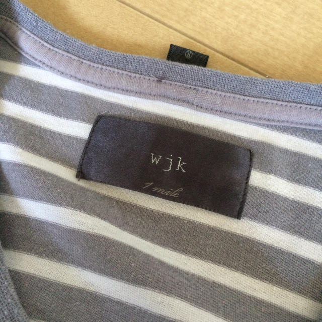 wjk(ダブルジェーケー)のreoma様専用 wjk メンズボーダーTシャツ メンズのトップス(Tシャツ/カットソー(半袖/袖なし))の商品写真
