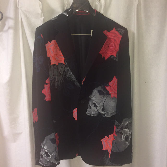 Yohji Yamamoto - yohji yamamoto 18ss 復刻 スカルローズ ジャケット Yohji Yamamoto - yohji yamamoto 18ss 復刻 スカルローズ ジャケット