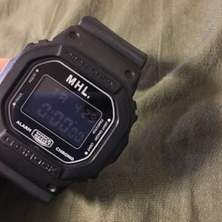 マーガレットハウエル(MARGARET HOWELL)のMHL G-SHOCK オールブラック(腕時計)