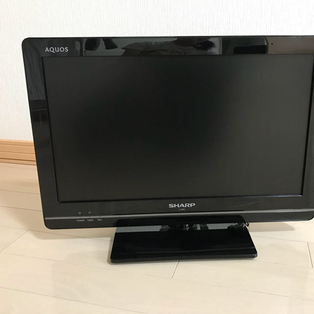 SHARP(シャープ)の液晶テレビ アクオス 19インチ(AQUOS LC-19K5-B) ブラック スマホ/家電/カメラのテレビ/映像機器(テレビ)の商品写真