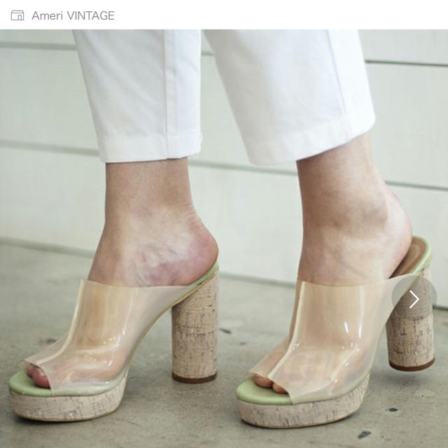 Ameri VINTAGE(アメリヴィンテージ)のAMERI Vintage PVCサンダル レディースの靴/シューズ(サンダル)の商品写真