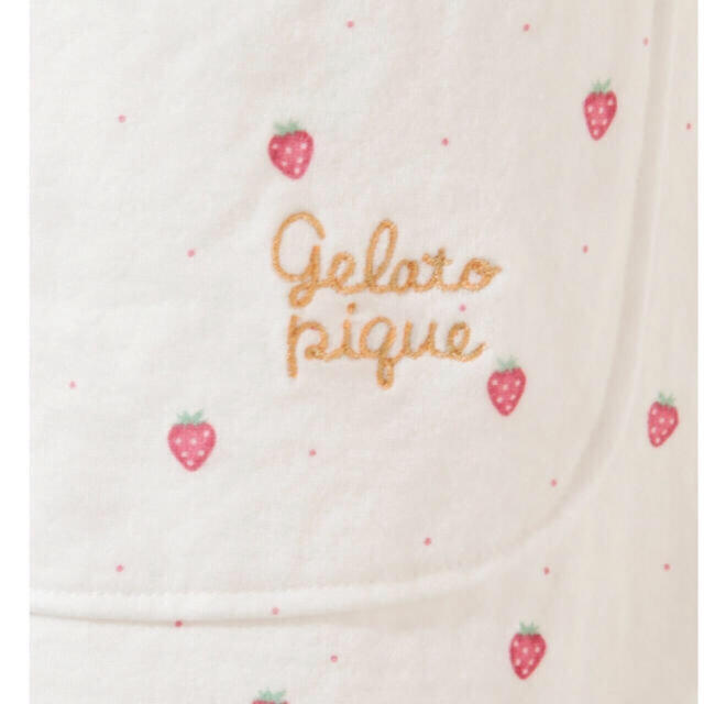 gelato pique(ジェラートピケ)のタグ付き新品♡ マタニティストロベリードレス キッズ/ベビー/マタニティのマタニティ(マタニティウェア)の商品写真