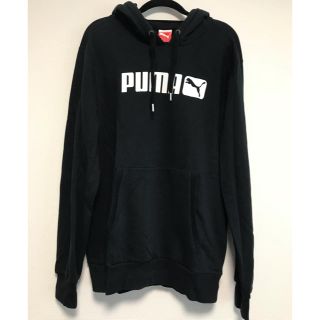 プーマ(PUMA)の【美品】プーマ／PUMA メンズ パーカー トップス ブラック Ｍサイズ(パーカー)