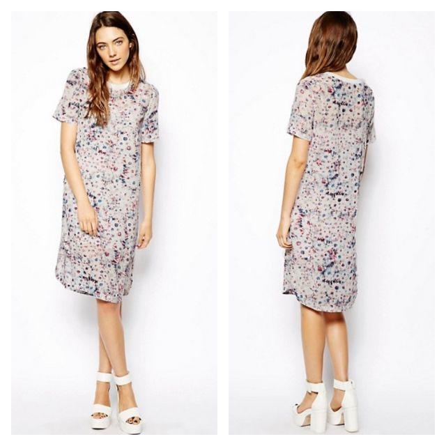 asos(エイソス)のASOS Shift Dress In Pastel Floral Print　 レディースのワンピース(ひざ丈ワンピース)の商品写真