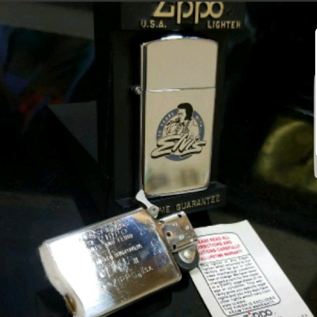 ZIPPO(ジッポー)のヴィンテージ新品❤86K`Zippoスリム❤エルビスプレスリー❤送料無料❤ メンズのファッション小物(タバコグッズ)の商品写真