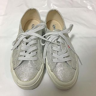 スペルガ(SUPERGA)のスペルガ ♡シルバー♡スニーカー23cm(スニーカー)