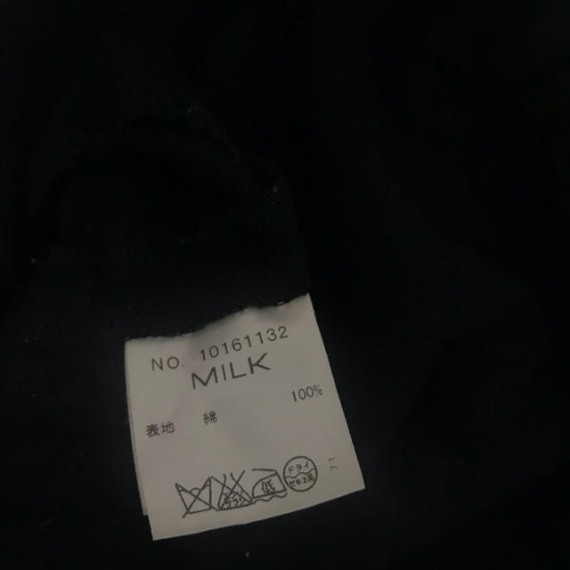 MILK(ミルク)のMILK フリルショートパンツ ブラック レディースのパンツ(ショートパンツ)の商品写真