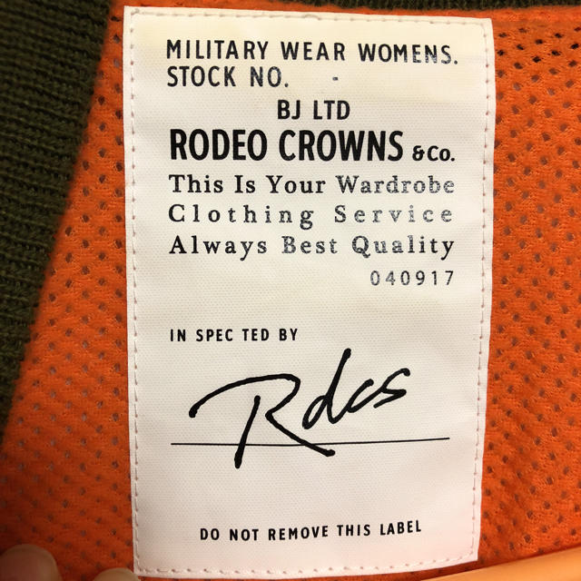 RODEO CROWNS(ロデオクラウンズ)のRODEO CROWNS ブルゾン レディースのジャケット/アウター(ブルゾン)の商品写真